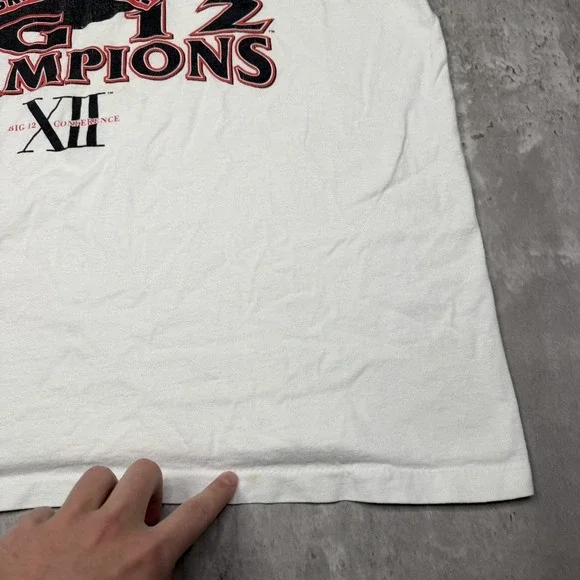 Vintage Nebraska Huskers Big 12 Champions 1997 Shirt Mens XL USA NCAA  90s Gear - Picture 5 of 9